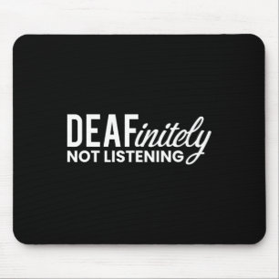 Tapis De Souris Sans Écouter Sourds-Muets