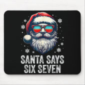 Tapis De Souris Santa 67 Meme Funny Six Seven Christmas Xmas Pajam (Devant)
