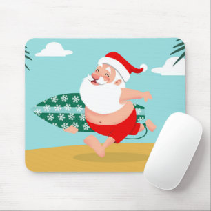 Tapis De Souris Santa at beach