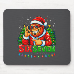 Tapis De Souris Santa Bigfoot Noël Sasquatch 67 Drôle Mème Si