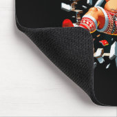 Tapis De Souris Santa Breaking Through Wall Xmas In July Boys Ugly (Coin)