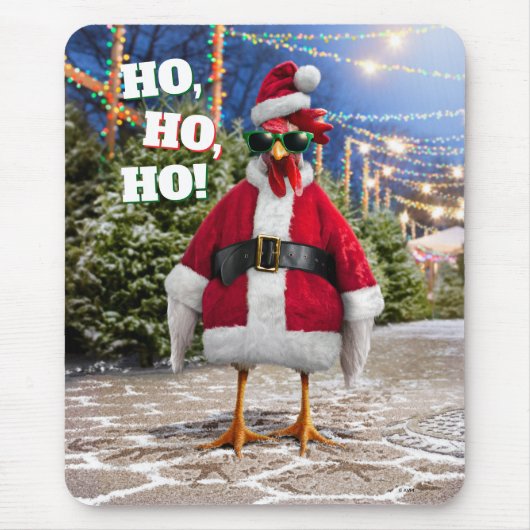 Tapis De Souris Santa Chicken (Devant)
