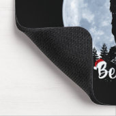 Tapis De Souris Santa Christmas Rock Sasquatch Xmas Girl (Coin)