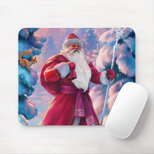 Tapis De Souris Santa Claus (Avec souris)