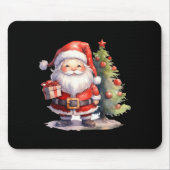 Tapis De Souris Santa Claus And Christmas Tree (Devant)