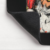 Tapis De Souris Santa Claus Bubble Gum Merry Xmas Painting Men Wom (Coin)