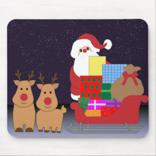TAPIS DE SOURIS SANTA CLAUS NOËL