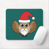 Tapis De Souris Santa Claus Owl (Avec souris)