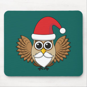 Tapis De Souris Santa Claus Owl