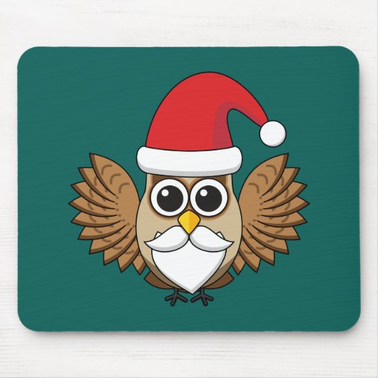 Tapis De Souris Santa Claus Owl (Devant)
