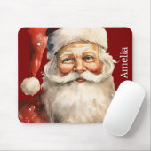 Tapis De Souris Santa Claus Retro Christmas (Avec souris)