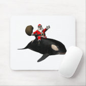 Tapis De Souris Santa Claus Sur Orca (Avec souris)
