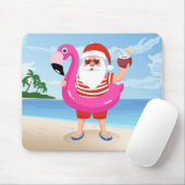 Tapis De Souris Santa Claus with flamingo inflatable ring (Avec souris)