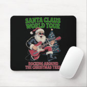 Tapis De Souris Santa Claus World Tour Rocking Around The Christma (Avec souris)