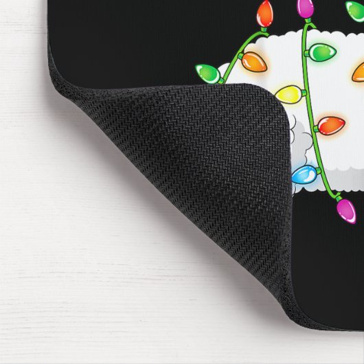 Tapis De Souris Santa Llama Xmas Funny Llama Sloth Christmas (Coin)