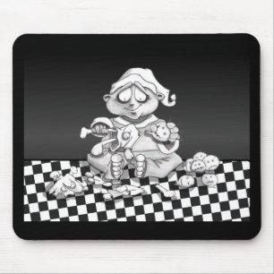 Tapis De Souris Santa ont tordu l'aide