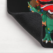 Tapis De Souris Santa Riding Dinosaur T Rex Funny Christmas Kids B (Coin)