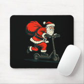 Tapis De Souris Santa Riding Electric Scooter  (Avec souris)