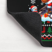 Tapis De Souris Santa Riding Reindeer Owl Sweater Xmas Tree Snowma (Coin)