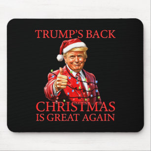 Tapis De Souris Santa Trump Danse Faire Noël Grande Encore Une Foi