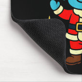 Tapis De Souris Santacalotl Santa Claus Cute Blue Axolotl New Year (Coin)