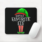 Tapis De Souris Santa's Favorite Elf Group Matching Family Christm (Avec souris)