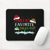 Tapis De Souris Santa's Favorite S Rep Fun Christmas  (Avec souris)