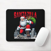 Tapis De Souris Santazilla Funny Santa Claus Christmas Xmas Holida (Avec souris)