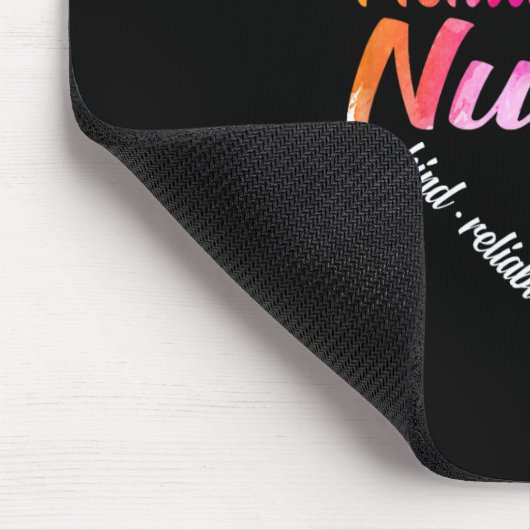 Tapis De Souris Santé Infirmière Coeur Mot Nuage Aquarelle Arc-en- (Coin)