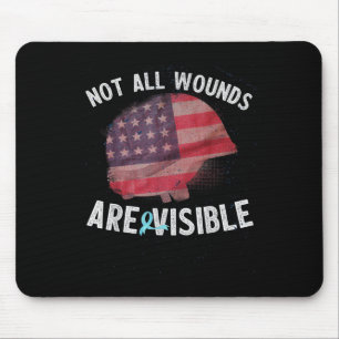 Tapis De Souris Santé mentale des vétérans militaires souffrant de