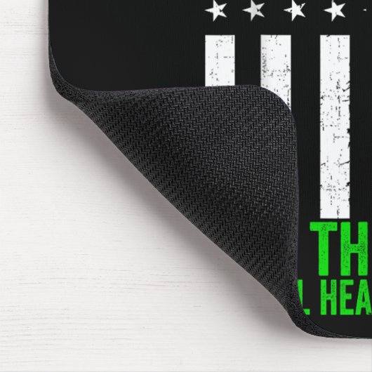 Tapis De Souris Santé mentale Sensibilisation à la santé mentale M (Coin)