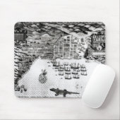 Tapis De Souris Santiago, Cap Vert, 1589 (Avec souris)