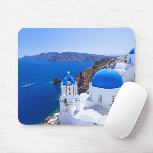 Tapis De Souris Santorin (Avec souris)