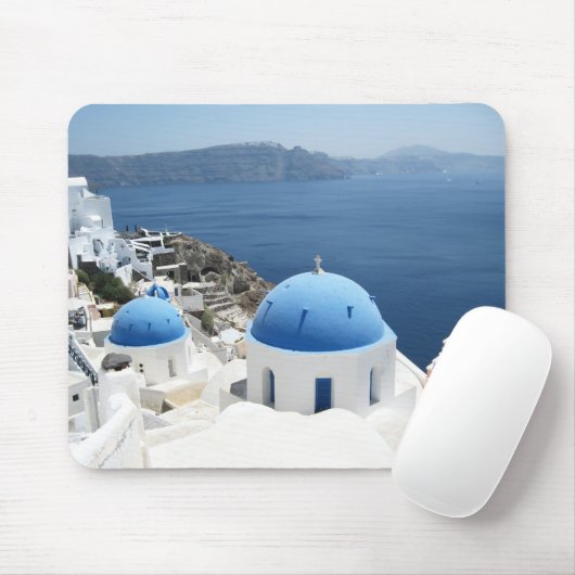 Tapis De Souris Santorin Grèce (Avec souris)