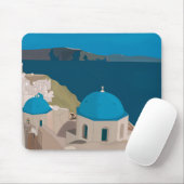 Tapis De Souris Santorin Grèce (Avec souris)
