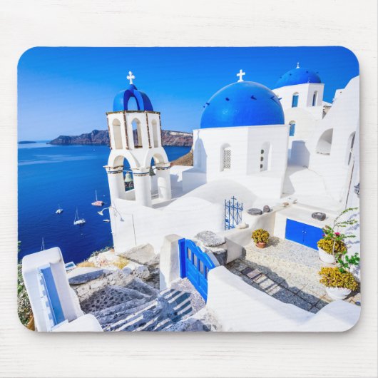 Tapis De Souris Santorin Grèce (Devant)