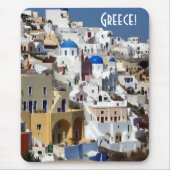 Tapis De Souris Santorini, Grèce (Devant)