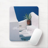 Tapis De Souris Santorini, Grèce Mousepad (Avec souris)