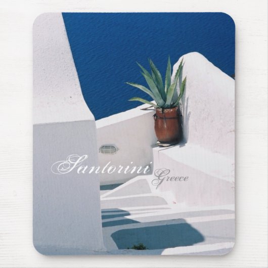 Tapis De Souris Santorini, Grèce Mousepad (Devant)