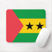 Tapis De Souris Sao Tome and Principe Flag (Avec souris)