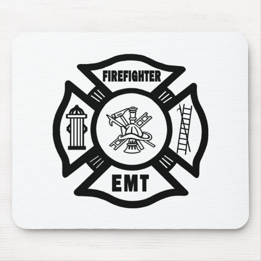 Tapis De Souris Sapeur-pompier EMT Mousepad (Devant)