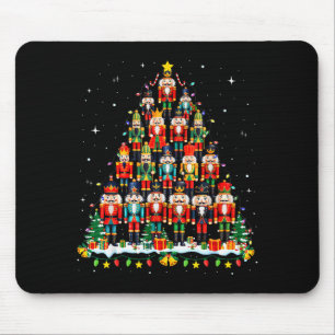 Tapis De Souris Sapin de Noël Casse-Noisette Drôle Xmas Hommes Fem