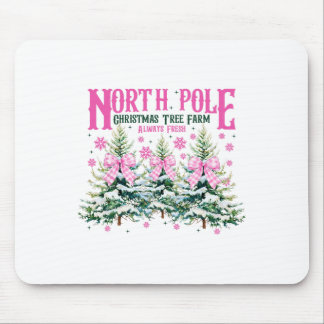 Tapis De Souris Sapin de Noël du pôle Nord Toujours Frais Coquette