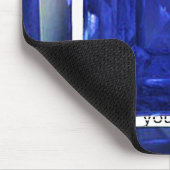 Tapis De Souris Sapphire bleu rectangulaire carré (Coin)