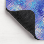 Tapis De Souris Sapphire Blue Scribbled Texture (Coin)