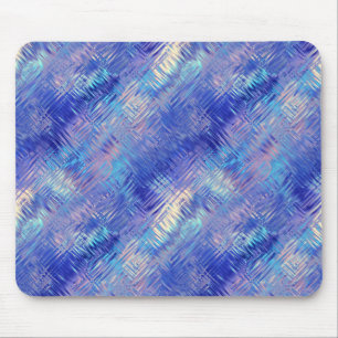 Tapis De Souris Sapphire Blue Scribbled Texture