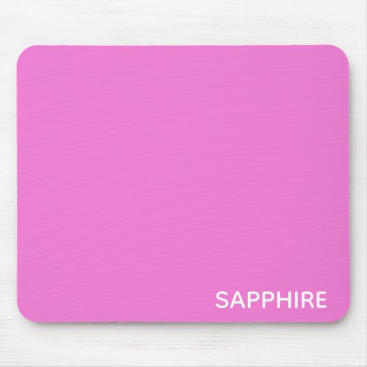 Tapis De Souris Sapphire pink colour (Devant)