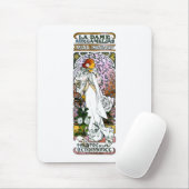Tapis De Souris Sarah Bernhardt, La Dame aux Camélias, Mucha Fine (Avec souris)