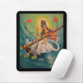 Tapis De Souris Saraswati peignant Mousepad (Avec souris)