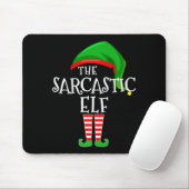 Tapis De Souris Sarcastic Elf Family Matching Group Christmas Prem (Avec souris)